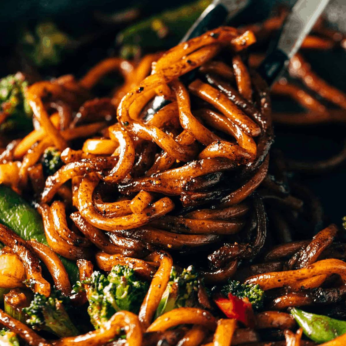 Asian Inspiration: Chicken Udon Stir Fry - Preparation and Cooking