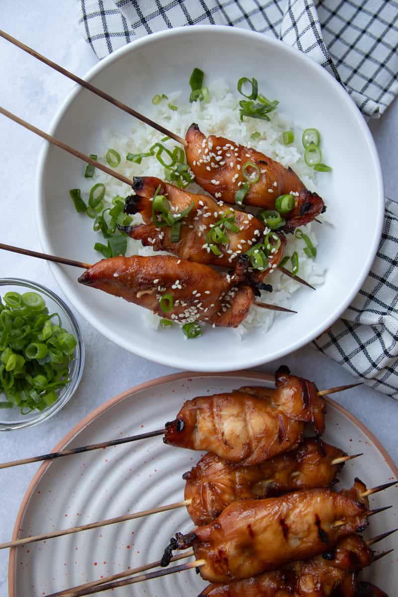 Indulge in Authentic Flavors: Chinese Chicken on a Stick Recipe - Baking Chinese chicken on a stick for a healthier option