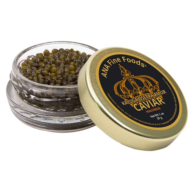 Luxurious Delights: White Sturgeon Caviar - Serving White Sturgeon Caviar