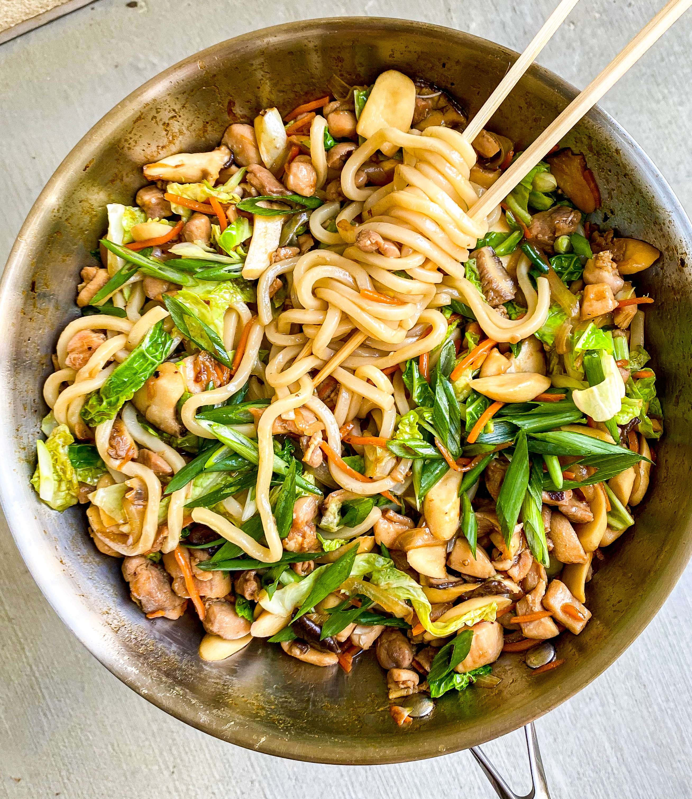 Asian Inspiration: Chicken Udon Stir Fry - Different flavor profiles for Chicken Udon Stir Fry