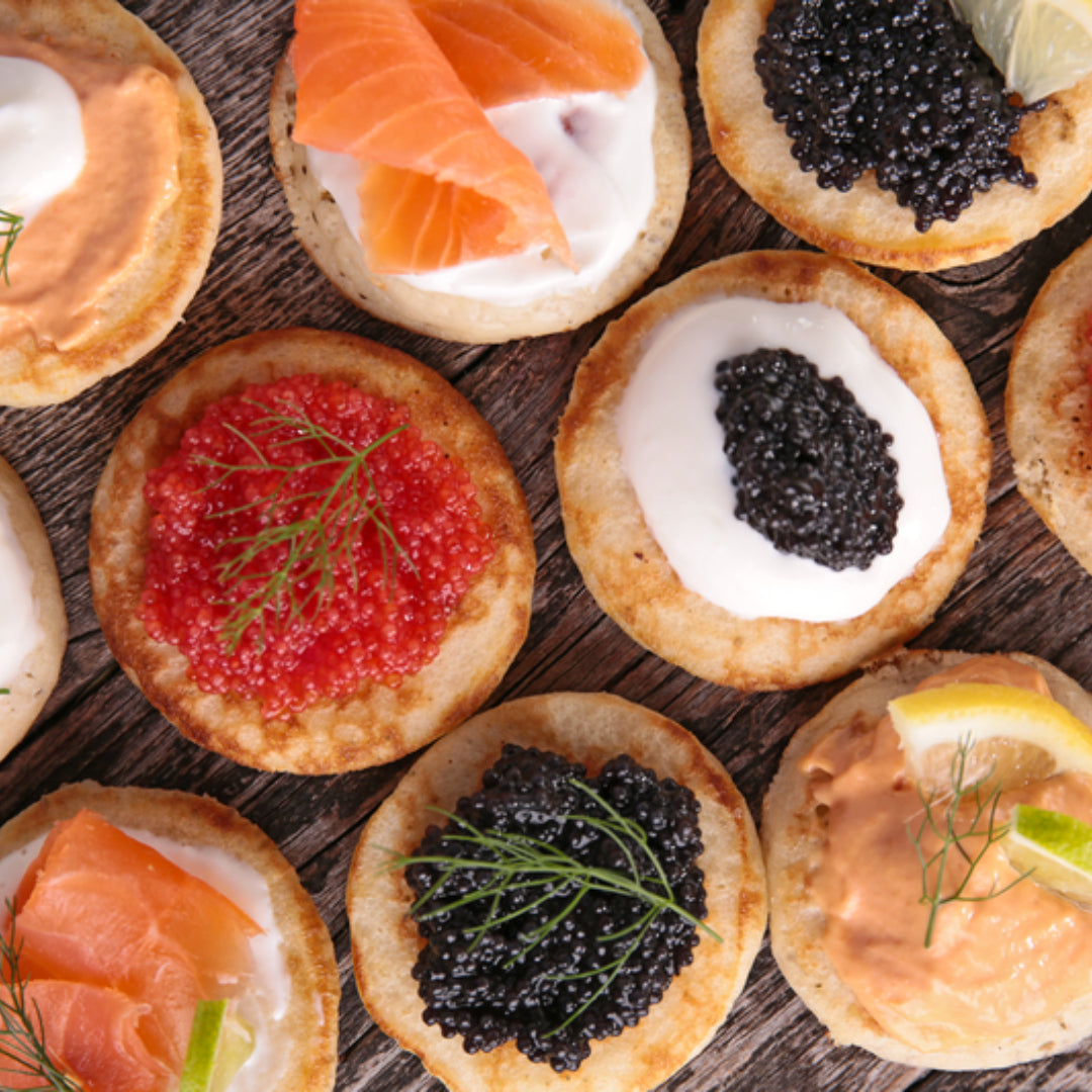 Luxurious Delights: White Sturgeon Caviar - II Presentation tips and garnish suggestions